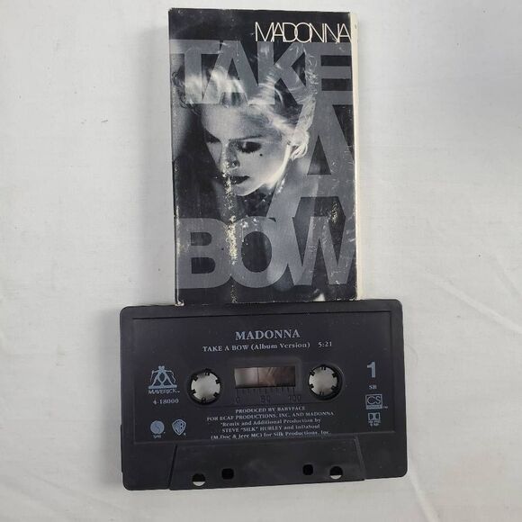 Madonna – Take a Bow Cassette Single Maverick/Warner Bros 1994 Pop Collectible - Picture 1 of 3